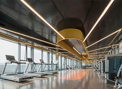 以应路而生为设计灵感的办公室装修设计空间怎样打造——华天科技